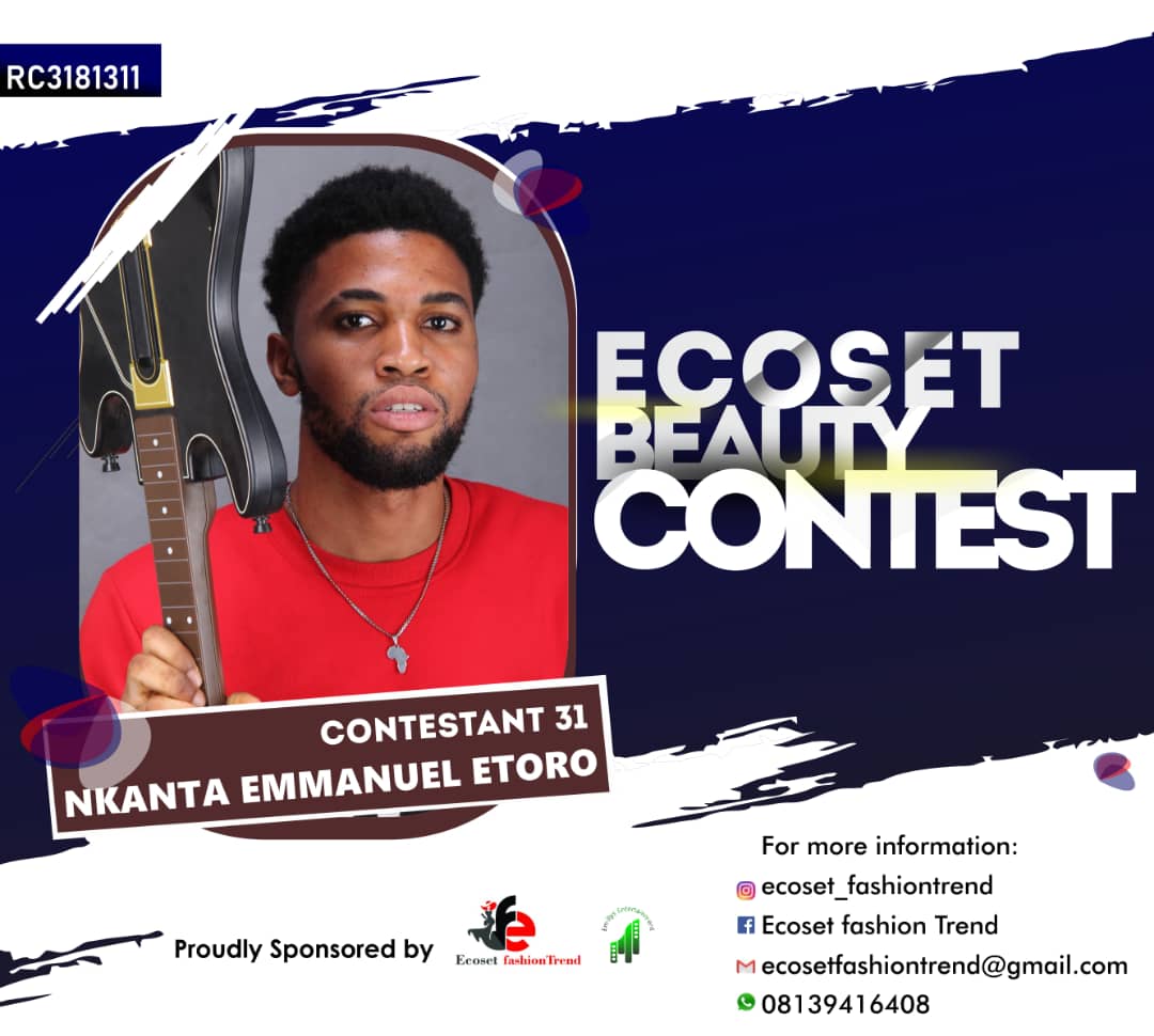 Vote NKANTA	EMMANUEL ETORO in ECOSET BEAUTY CONTEST NIGERIA Voting Contest @ Fetem.com.ng