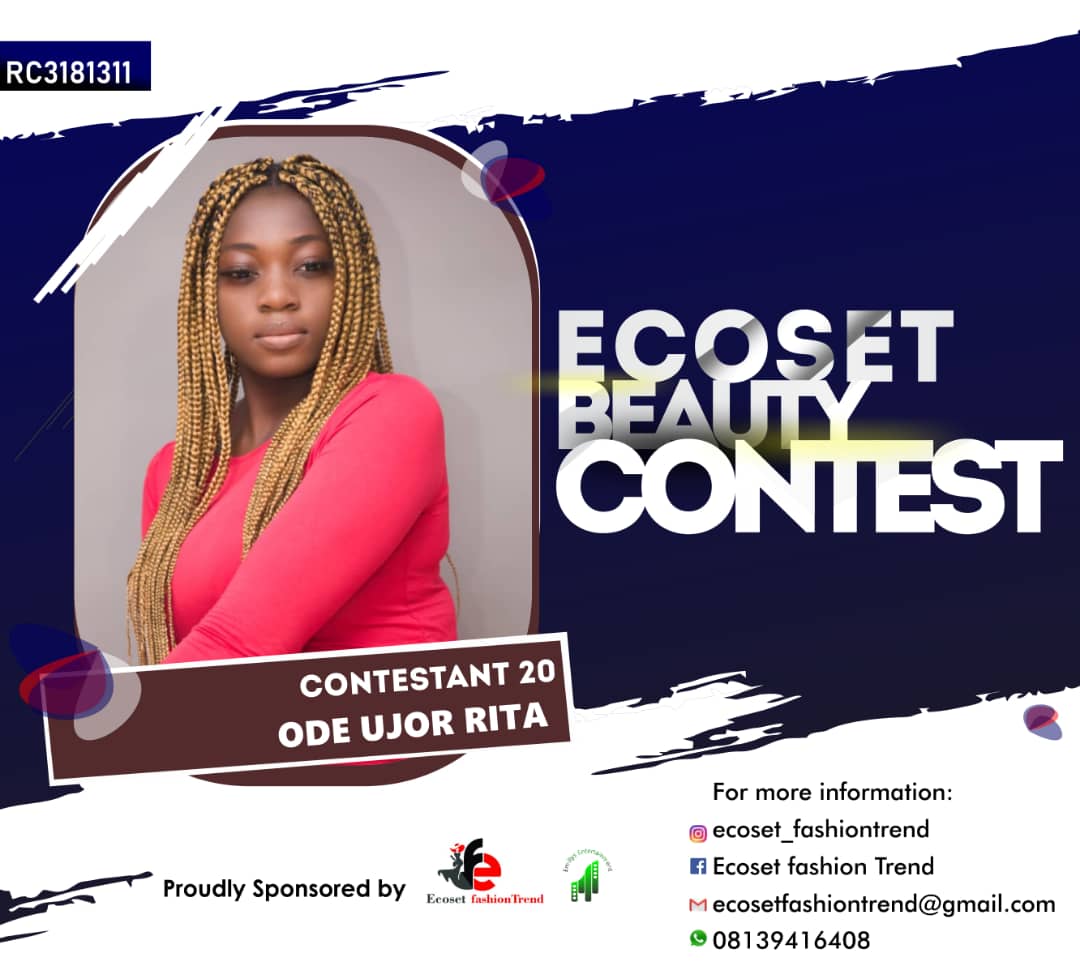 Vote ODE	UJOR RITA in ECOSET BEAUTY CONTEST NIGERIA Voting Contest @ Fetem.com.ng