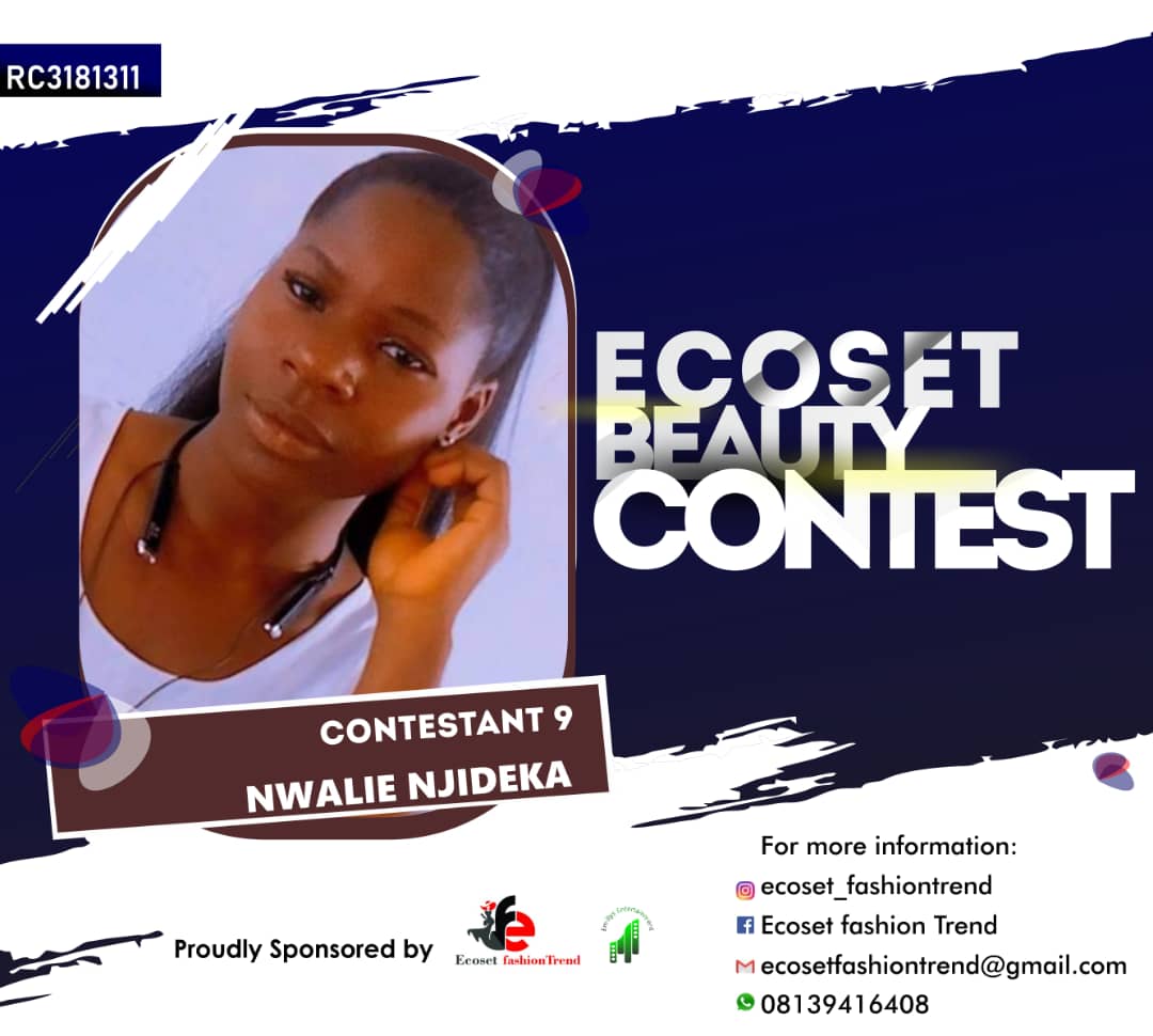 Vote NWALIE	NJIDEKA GRACE in ECOSET BEAUTY CONTEST NIGERIA Voting Contest @ Fetem.com.ng