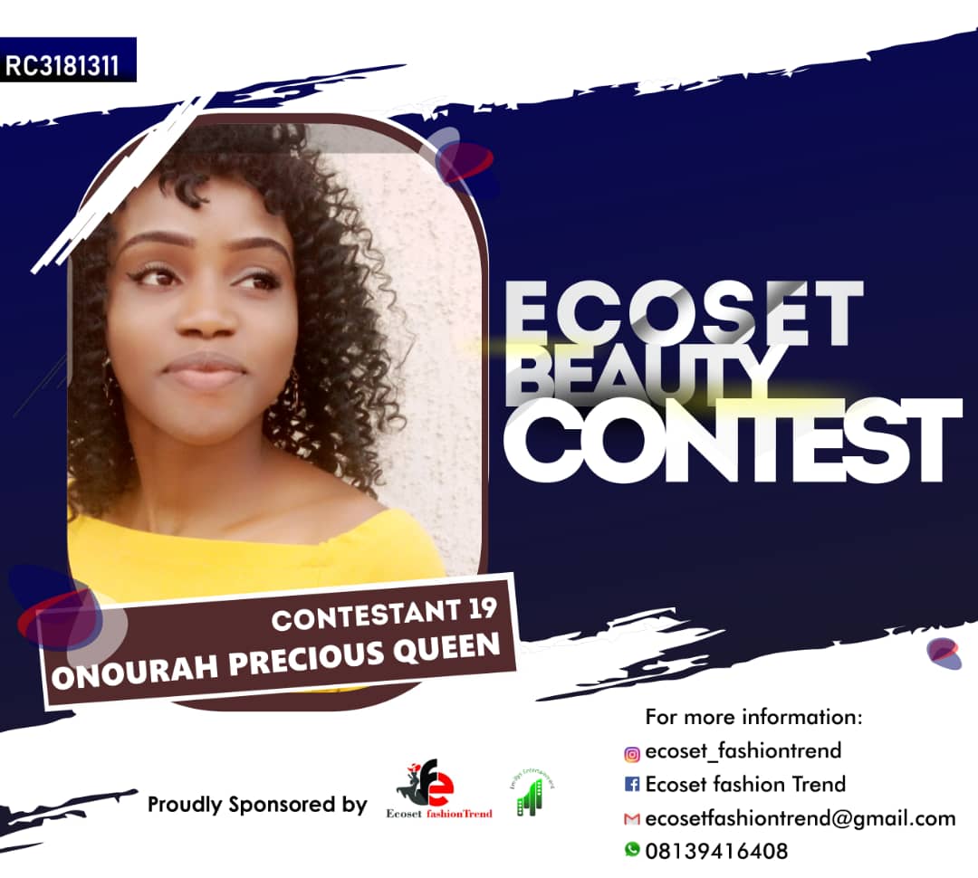 Vote ONOURAH	PRECIOUS QUEEN in ECOSET BEAUTY CONTEST NIGERIA Voting Contest @ Fetem.com.ng