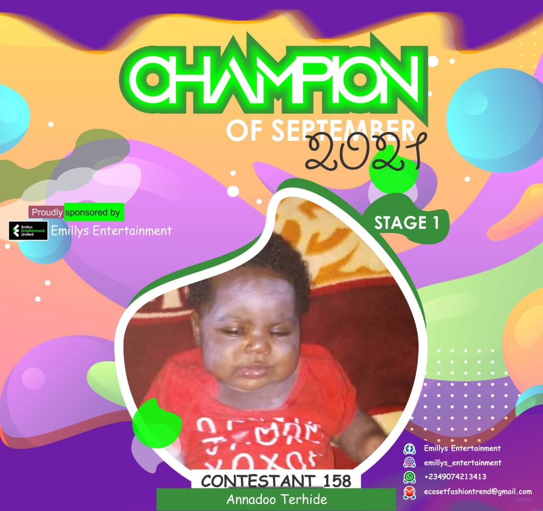 Vote ANNADOO TERHIDE in CHAMPIONS OF SEPTEMBER Voting Contest @ Fetem.com.ng