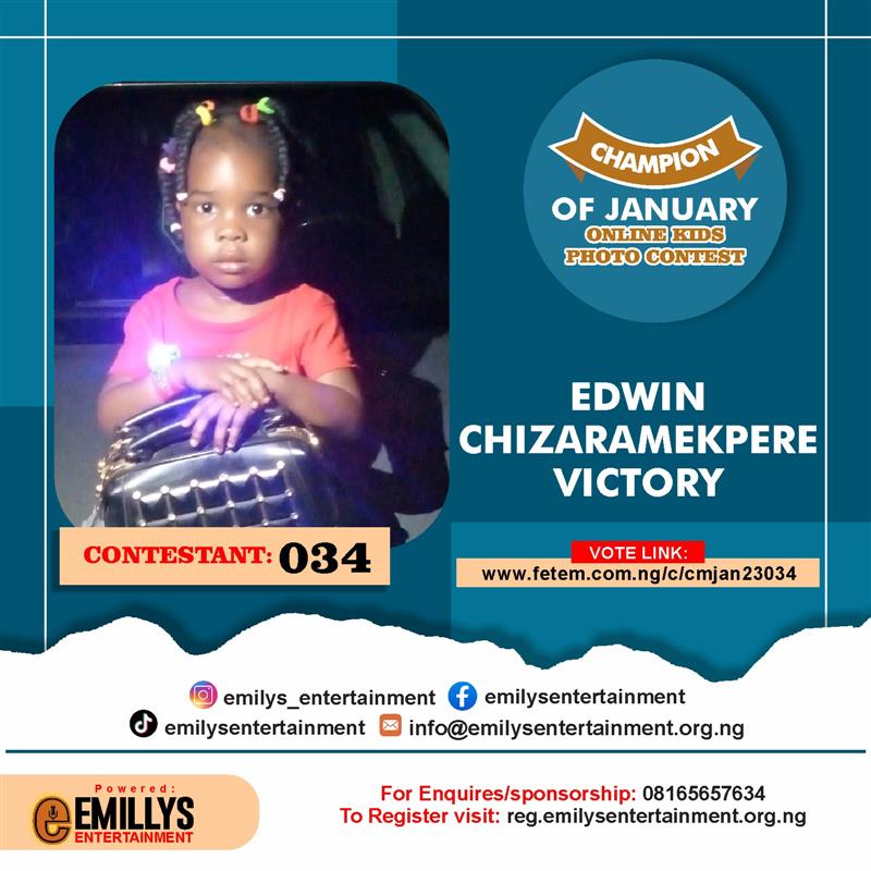 Vote EDWIN	CHIZARAMEKPERE VICTORY in CHAMPION OF JANUARY Voting Contest @ Fetem.com.ng