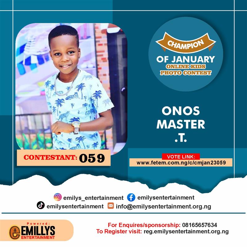 Vote ONOS	T MASTER in CHAMPION OF JANUARY Voting Contest @ Fetem.com.ng