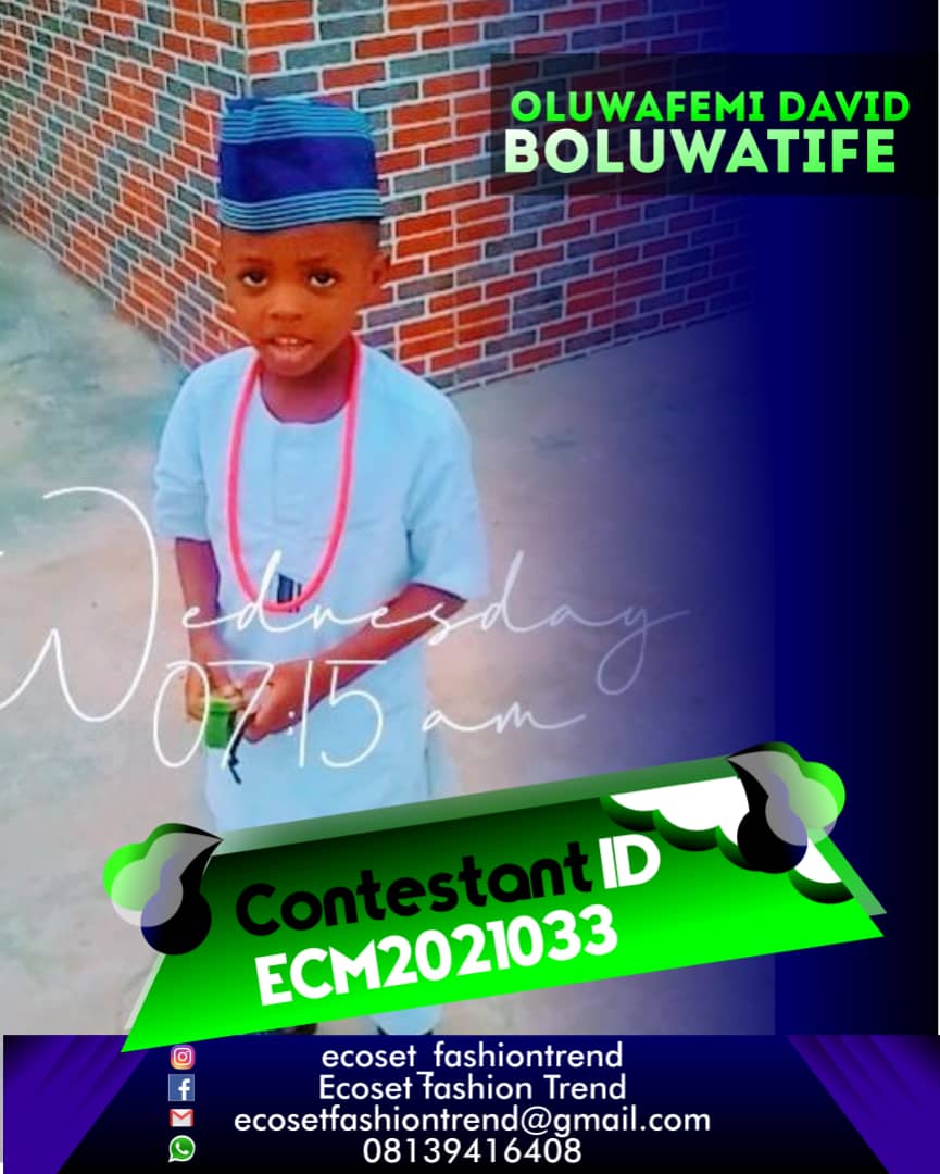 Vote OLUWAFEMI	DAVID BOLUWATIFE in ECOSET CAMPIONS OF MARCH Voting Contest @ Fetem.com.ng