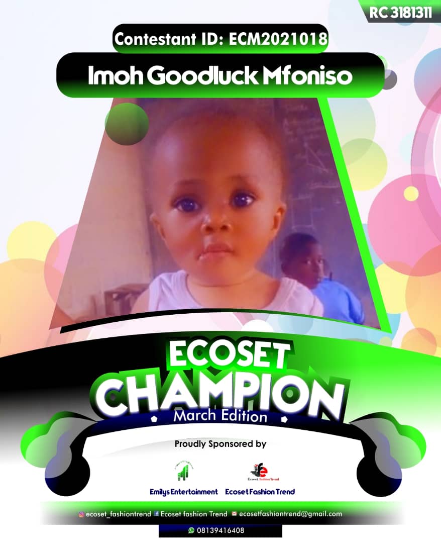 Vote IMOH	GOODLUCK MFONISO in ECOSET CAMPIONS OF MARCH Voting Contest @ Fetem.com.ng
