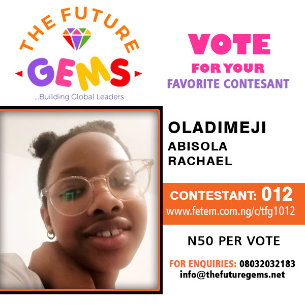 Vote Oladimeji Abisola Michael in The Future Gems 1.0 Voting Contest @ Fetem.com.ng